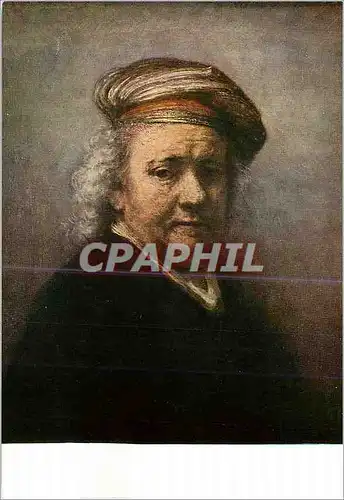 Moderne Karte Rembrandt (1606 1669) Portrait du Peintre en 1669