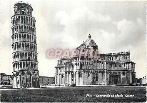 Moderne Karte Pisa Le Campanile et Abside du Dome