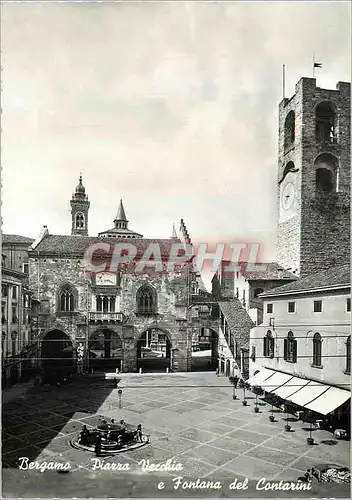 Cartes postales moderne Bergamo Piarra Vecchia Fontana del Contarini