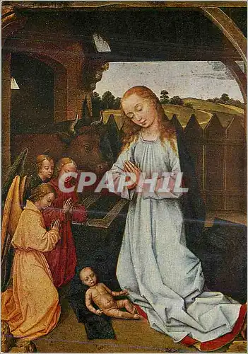 Moderne Karte Musees Royaux des Beaux Arts de Belgique Bruxelles Rogier Van Der Weyden Nativite de Geboorte