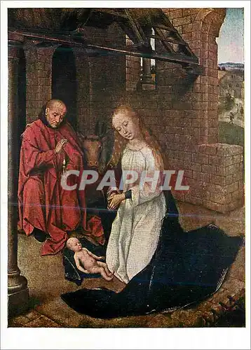 Moderne Karte Hans Memling (1433 1494) Koln Anbetung des Kindes