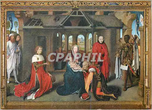 Cartes postales moderne Adoration des Mages Hans Memling Prado Madrid