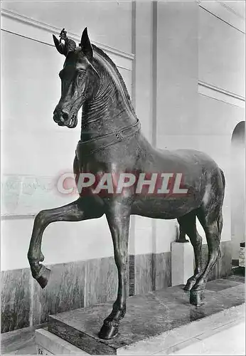 Moderne Karte Museo Nazionale di Napoli Chevau de Bronze de Ercalano