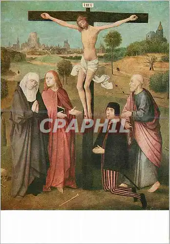 Cartes postales moderne Bosch Jerome le Christ en Croix Bruxelles Musees Royaux des Beaux Arts