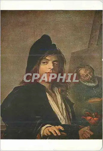 Moderne Karte Musee du Louvre Frans Hals Portrait d'un Jeune Peintre dit le Peintre Ambulant