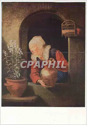 Cartes postales moderne Gerard Dou (1613 1675) Vieille Femme(Wien Kunsthistorisches Museum)