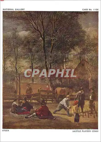 Cartes postales moderne National Gallery Steen Skittle Players