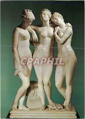 Cartes postales moderne Paris Musee du Louvre Pavillon de Flore James Pradier (1790 1832) les Trois Graces