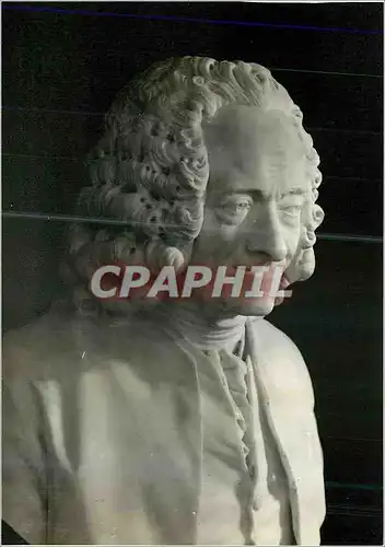 Cartes postales moderne Musee du Louvre Pavillon de Flore J A Houdon (1741 1828) Buste de Voltaire