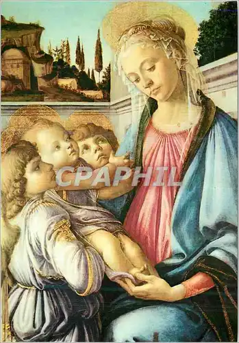 Moderne Karte Napoli Museo di Capodimonte Vierge avec l'Enfant Jesus et Angels