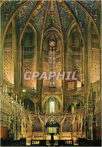 Cartes postales moderne Albi (Tarn) Ville d'Art Centre de Tourisme Interieur de la Basilique Sainte Cecile (XIIIe S)