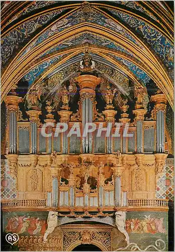 Cartes postales moderne Albi (Tarn) Basilique Ste Cecile (XIIIe S) Grand Orgue de Christophe Moucherel 1734 1736