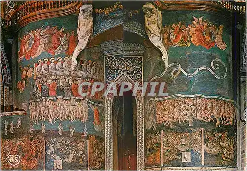 Cartes postales moderne Albi (Tarn) Basilique Ste Cecile (XIIIe S) Jugement Dernier Fresque Realisee entre 1470 et 1480