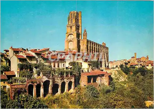 Cartes postales moderne Albi (Tarn) Ville d'Art Centre de Tourisme la Basilique Ste Cecile (XIIIe s)