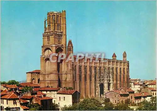 Cartes postales moderne Albi (Tarn) Ville d'Art Centre de Tourisme la Basilique Ste Cecile (XIIIe s)
