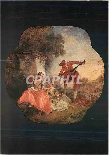 Cartes postales moderne Paris Musee du Louvre Lancret Nicolas (1690 1743) la Lecon de Musique