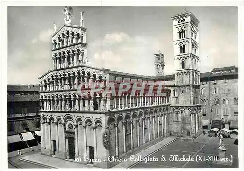 Cartes postales moderne Lucca Chiesa Collegiala S Michele (XII XIII sec)