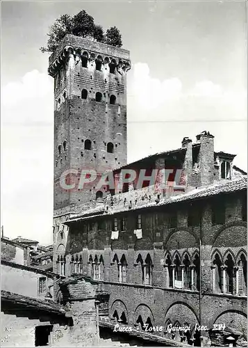 Moderne Karte Lucca Torre Guinigi