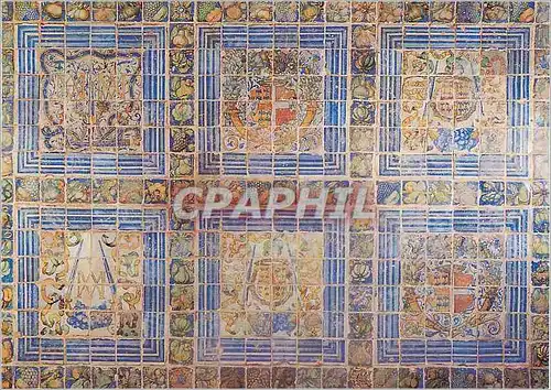 Cartes postales moderne Musee National de la Renaissance Chateau d'Ecouen (Val d'Oise) Pavement de Masseot Abaquesne