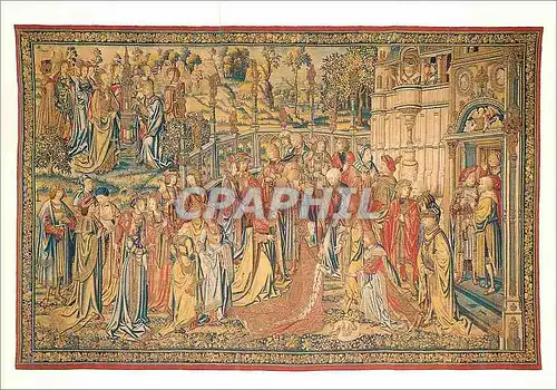 Cartes postales moderne Musee National de la Renaissance Chateau d'Ecouen (Val d'Oise) Tenture de David Bruxelles