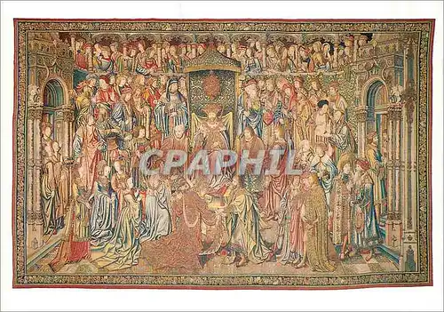 Moderne Karte Musee National de la Renaissance Chateau d'Ecouen (Val d'Oise) Tenture de David Bruxelles