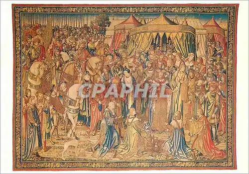 Moderne Karte Musee National de la Renaissance Chateau d'Ecouen (Val d'Oise) Tenture de David Bruxelles