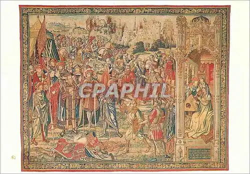 Cartes postales moderne Musee National de la Renaissance Chateau d'Ecouen (Val d'Oise) Tenture de David Bruxelles