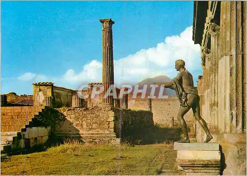 Cartes postales moderne Pompei Fouilles Temple d'Apollon