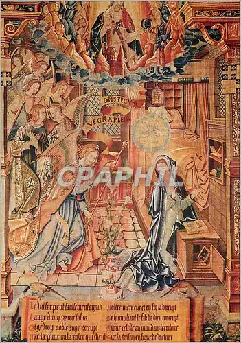 Cartes postales moderne Reims Cathedrale Tapisseries de la Vie de la Vierge l'Annonciation