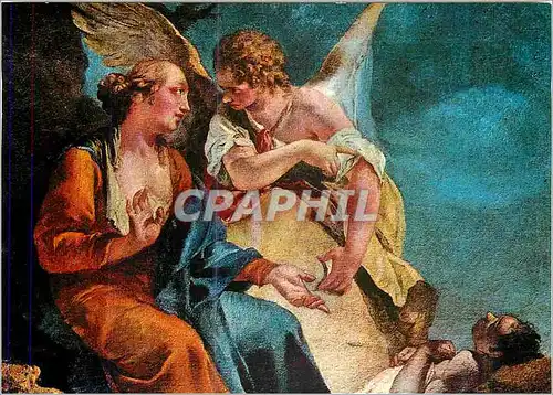 Cartes postales moderne Venezia Basilica S M Gloriosa dei Frari (Giambattista Pittoni disc del Tiepolo 1587) Agar nel de