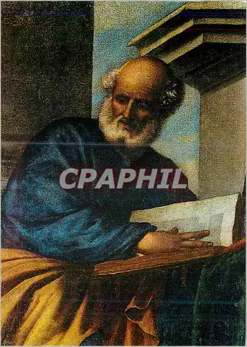 Cartes postales moderne Venezia Basilica S M Gloriosa dei Frari (Tiziano 1526) S Pietro Particolare della celbre Tela di