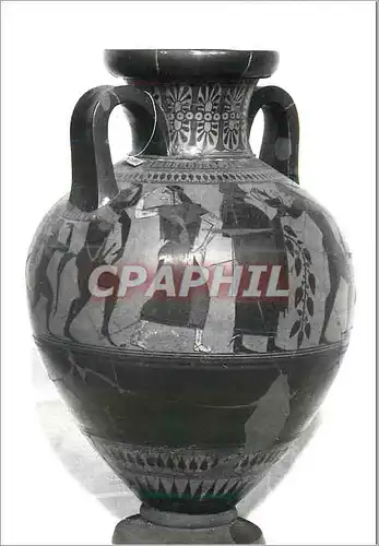 Moderne Karte Orvieto Museo dell'Opera Vase Grec avec des Satyres