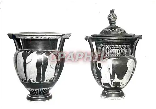 Cartes postales moderne Orvieto Fondazione Faina Museo Etrusco Vases de facture Etrusque (IV Siecle a C)