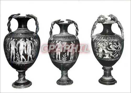 Cartes postales moderne Orvieto Fondazione Faina Museo Etrusco Vases de Facture Etrusque (IV Siecle a C)