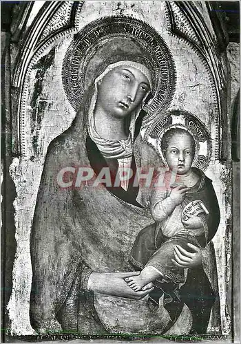 Moderne Karte Orvieto (Museo) Madonna col Bambino (Simone Martini)