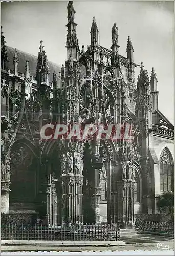 Cartes postales moderne Louviers (Eure) Eglise Notre Dame Portail Sud (XVe s) et Tour centrale