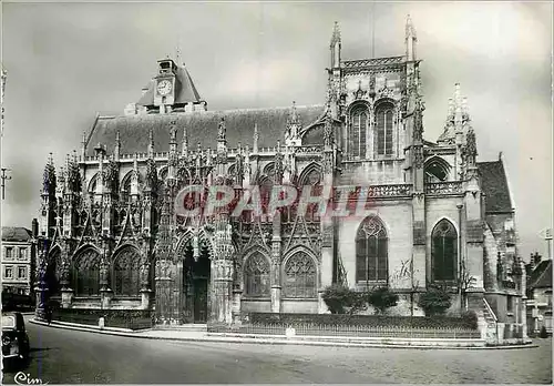 Moderne Karte Louviers (Eure) Eglise Notre Dame Facade Sud