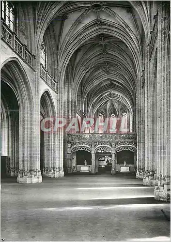 Cartes postales moderne Bourg en Bresse (Ain) Eglise de Brou (Debut XVIe s) La Nef