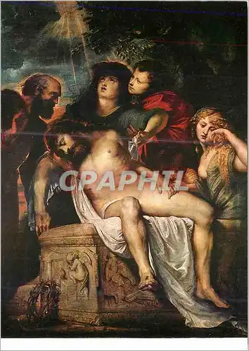 Cartes postales moderne Roma P P Rbens Christ depose (Galerie Borghese)