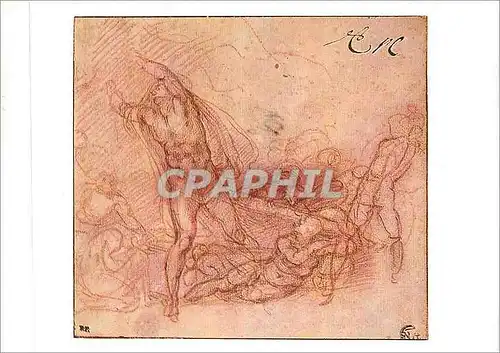 Cartes postales moderne Paris Musee de Louvre Departement des Sculptures Michel Ange (1475 1564) Resurrection du Christ