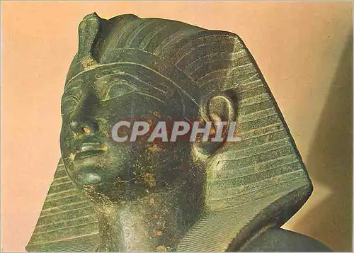 Cartes postales moderne Museo Egizio di Torino Statua in granito del re Thutmose III Part (1490 1436 a C)