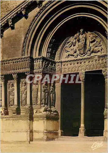 Cartes postales moderne En Provence Arles (Bouches du Rhone) Le portail de l'eglise Saint Trophine(XIIe siecle)