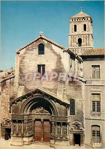 Cartes postales moderne Reflets de Provence Arles (B du R) L'Eglise Saint Trophime (XIe XIIe s)