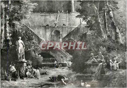 Cartes postales moderne Avignon Musee Calvet Ecole Francaise XVIIIe s Robert (Hubert) Paris 1733 1808 Le Printempes (Det