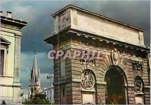Moderne Karte Montpellier (Herault) La porte du Peyrou arc de triomphe construit en 1691 en l'honneur de Louis