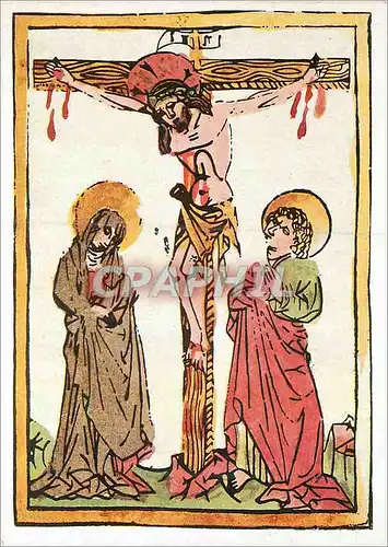 Cartes postales moderne Golgotha Halzchailt um 1450