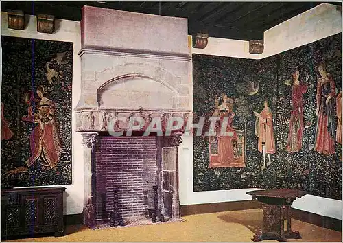 Cartes postales moderne Paris Musee de Cluny Salle de la Vie Seigneuriale Tapissserie des Pays Bas du Sud (vers 1500)Che