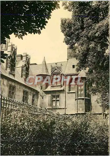 Moderne Karte Paris Hotel des abbes de Cluny Les deux pittoresques facades de cette demeure qui ont vue sur le