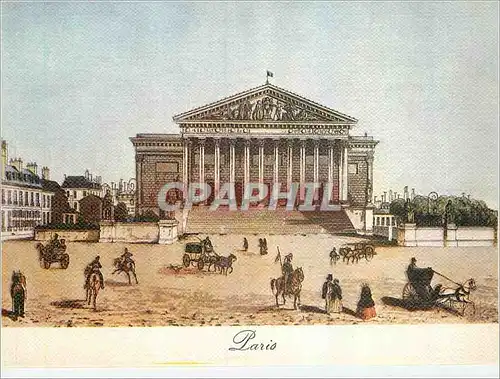 Cartes postales moderne Paris Au temps Jadis La Chambre des Deputes