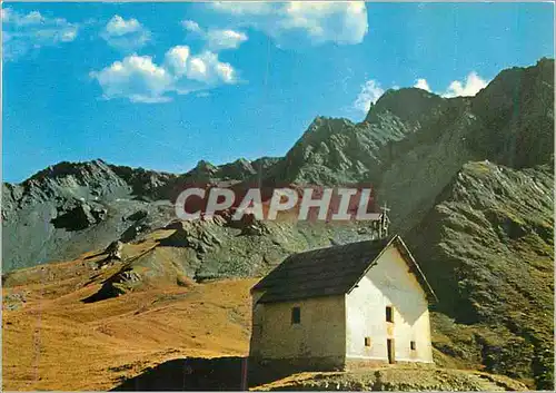 Cartes postales moderne Saint Veran (Hautes Alpes) Le plus haut village habite d'Europe Route des Grandes Alpes Chapelle